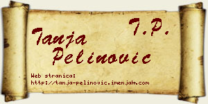 Tanja Pelinović vizit kartica